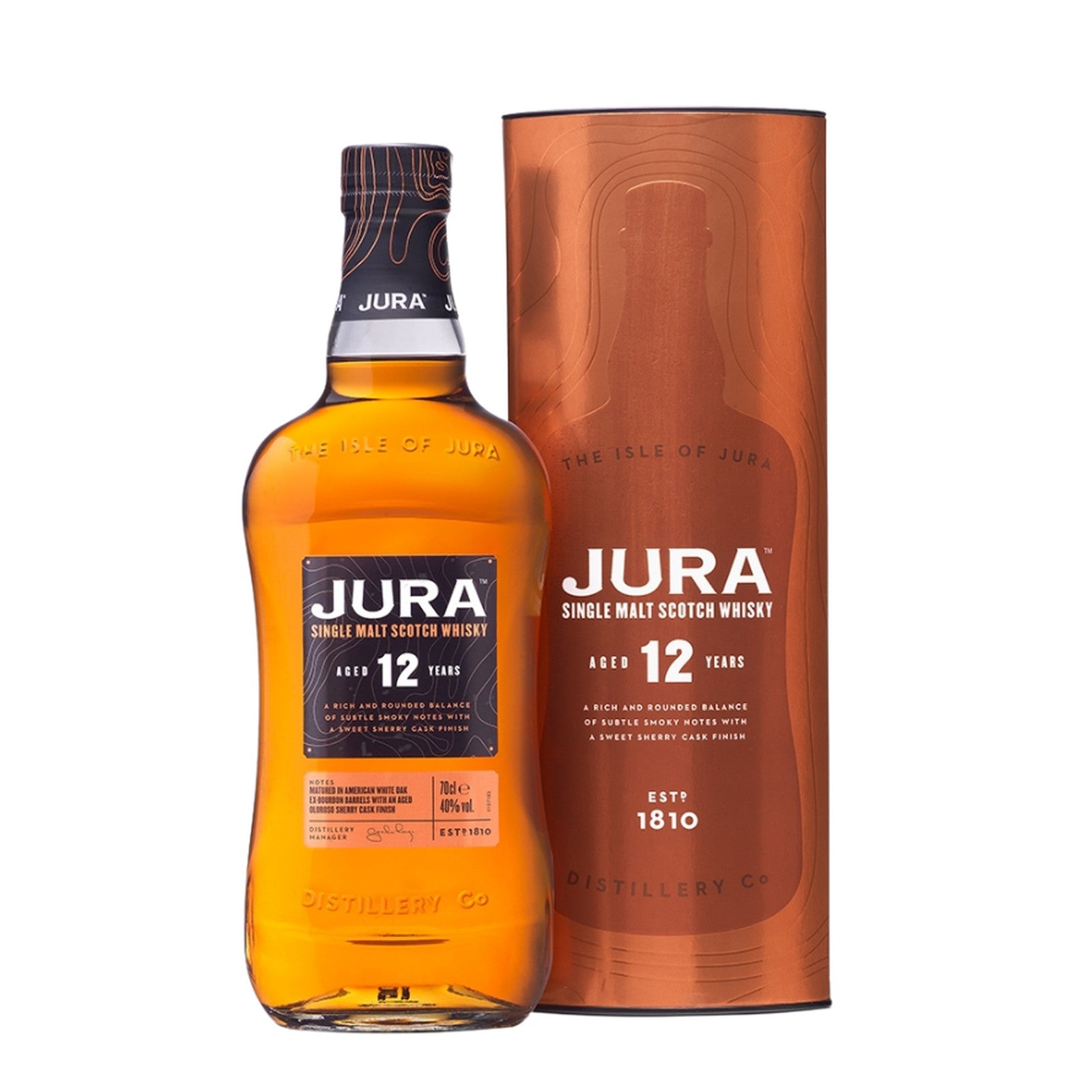 JURA Single Malt Scotch Whisky 12 years 40% 70cl
