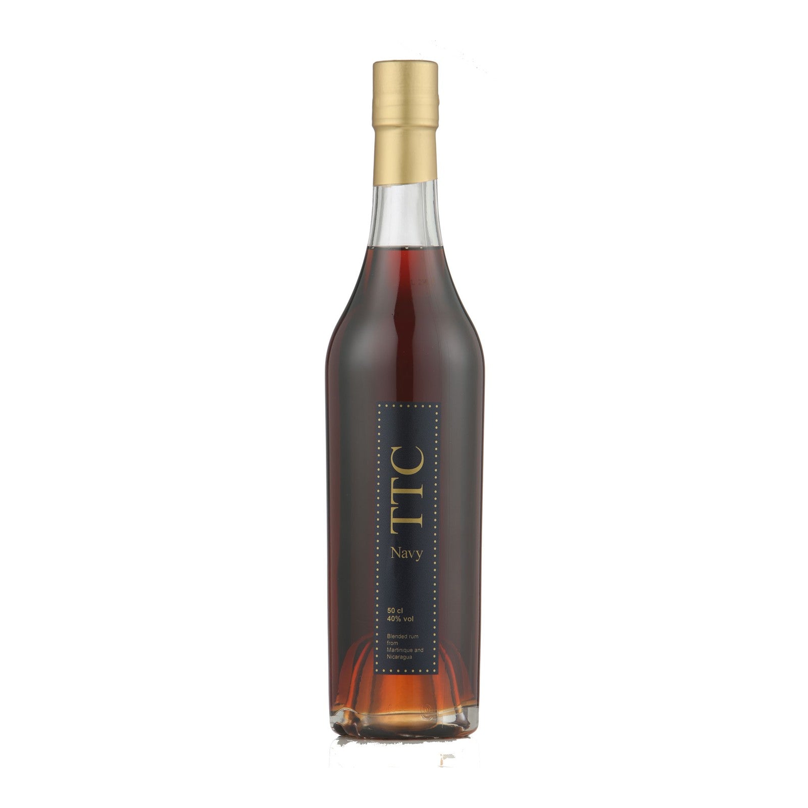 TTC NAVY 40%  50 cl. Spiritdrink
