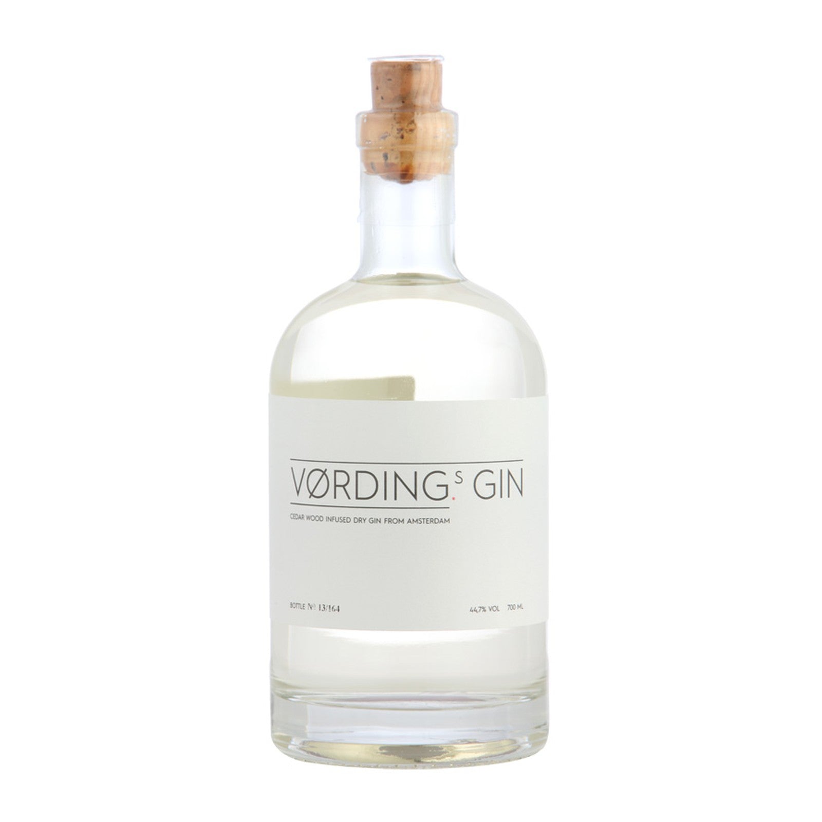 Vørdings Gin 44,7% 70 cl. Holland ceder wood infus
