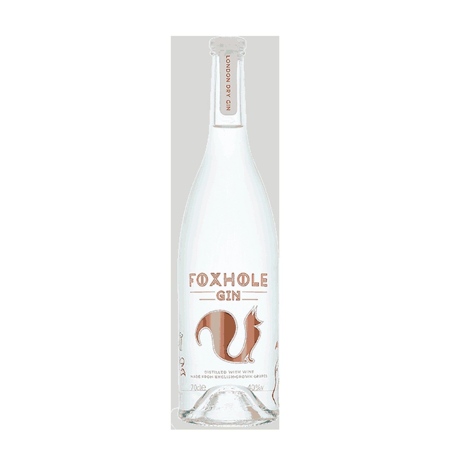 Foxhole Gin 40% 70 cl. UK grapes London Dry Gin