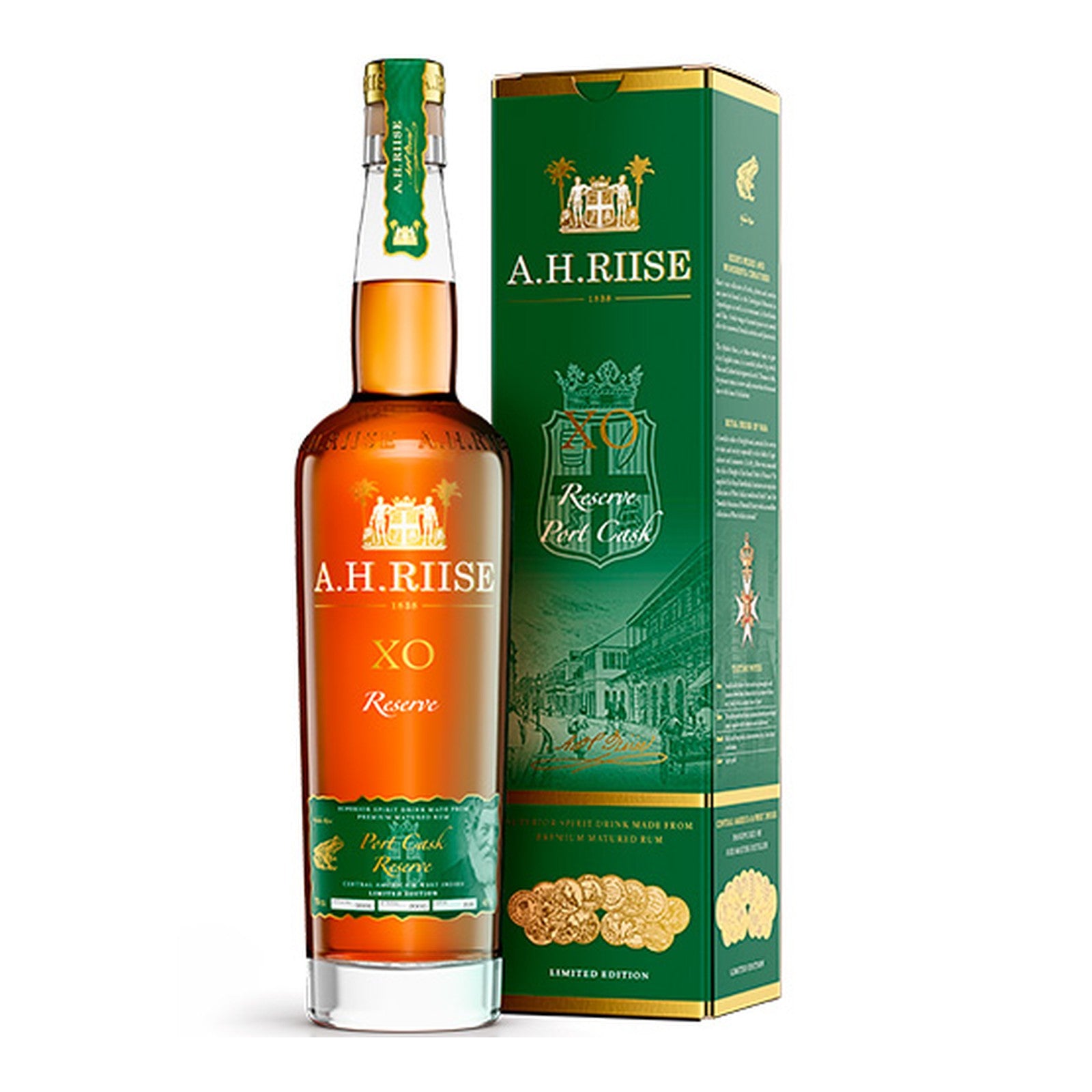 A.H. Riise Port Cask Finish 45% 70cl.