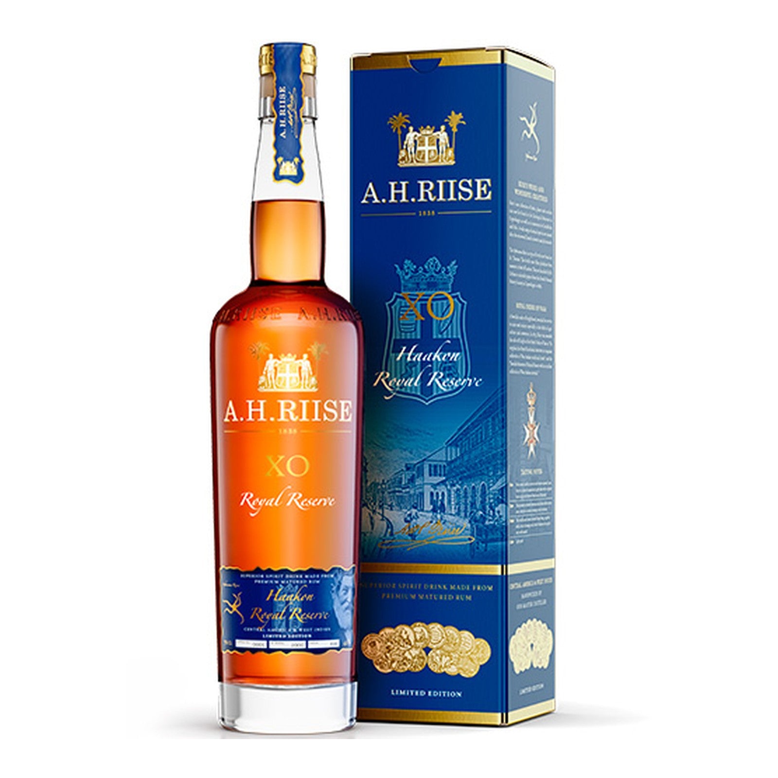 A.H. Riise Royal Reserve Kong Haakon 70cl.
