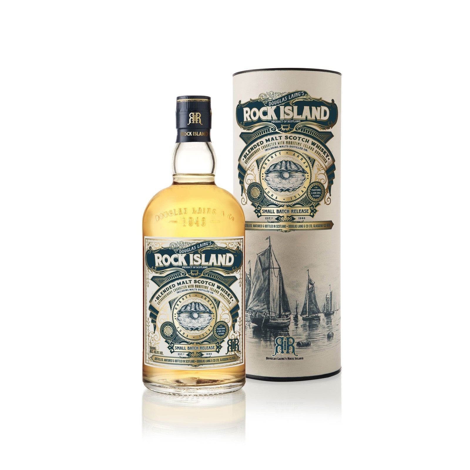 Rock Oyster Maritime Island Blend Malt 46,8% 70 cl