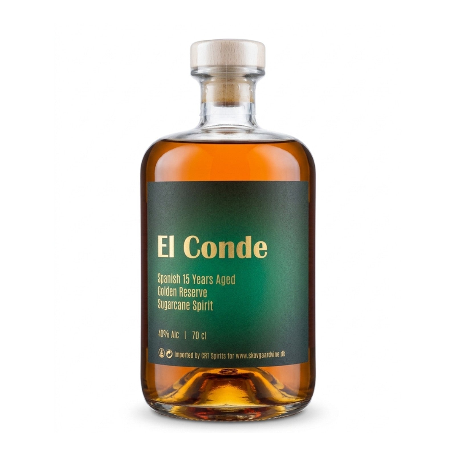 El Conde Spanish 15 Years Aged Reserve Sugarcane Spirit 70 cl.
