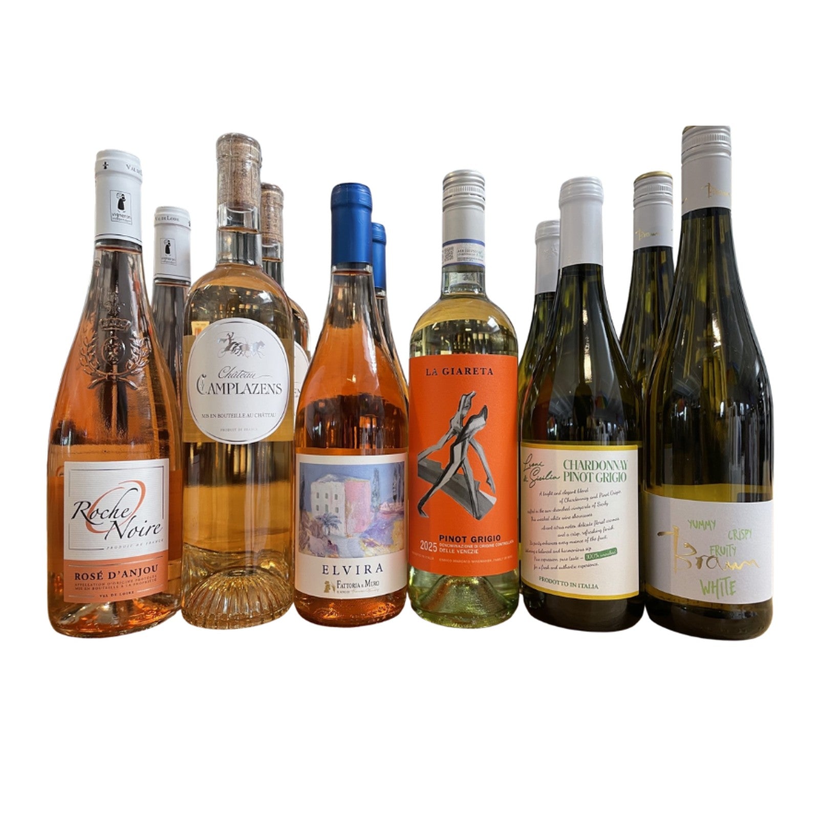 Sommer Mix hvid/rosé 12 flasker
