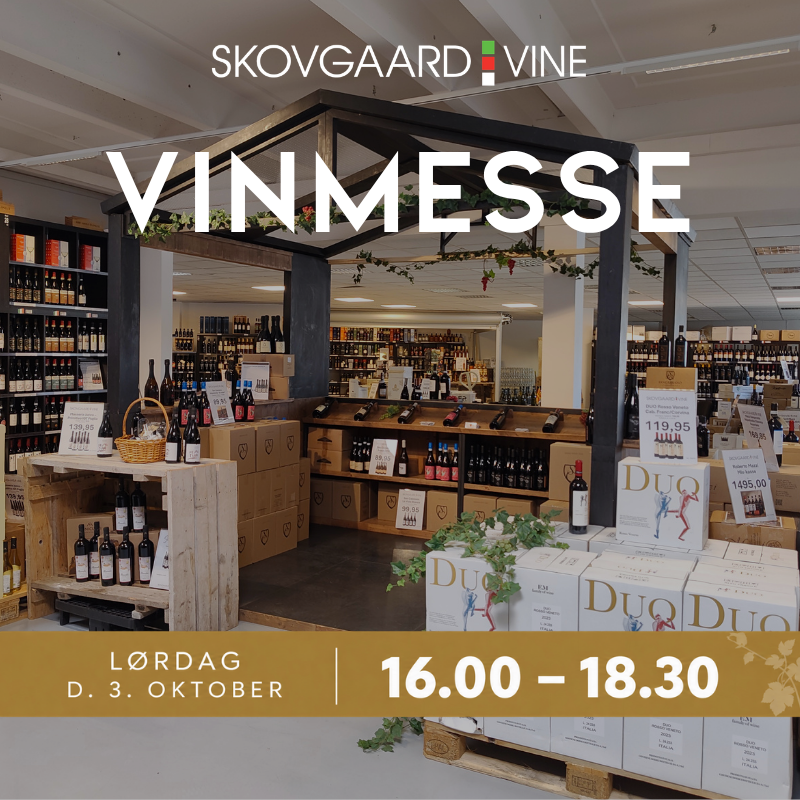 Vinmesse 3. oktober Kl. 16.00-18.30